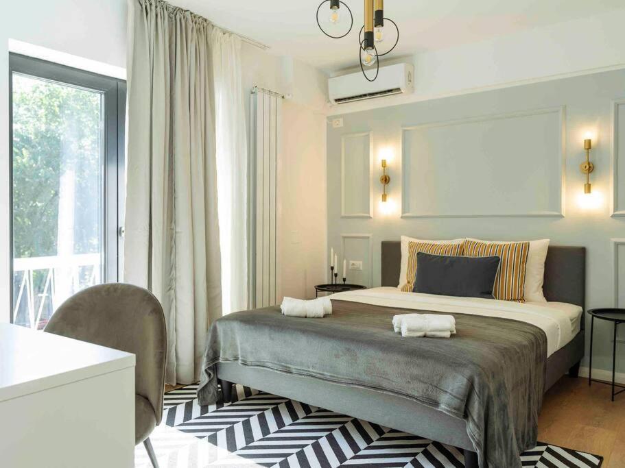 Bright 2Br Apartment - Top Location - City Balcony 부쿠레슈티 외부 사진